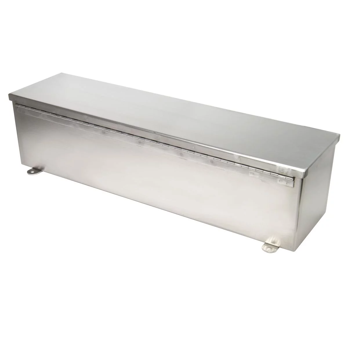 T6648CHSS - NEMA 4X Hinge Cover Wire Trough 6 X 6 X 48 in. 304 Stainless Steel