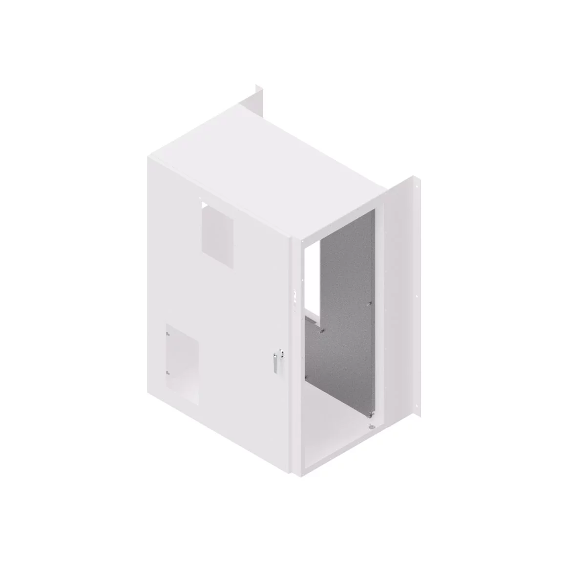 DN412523822CDF - Enclosure Shell Floor Mount (1-350HP) 52X38X22 Carbon Steel - Gray