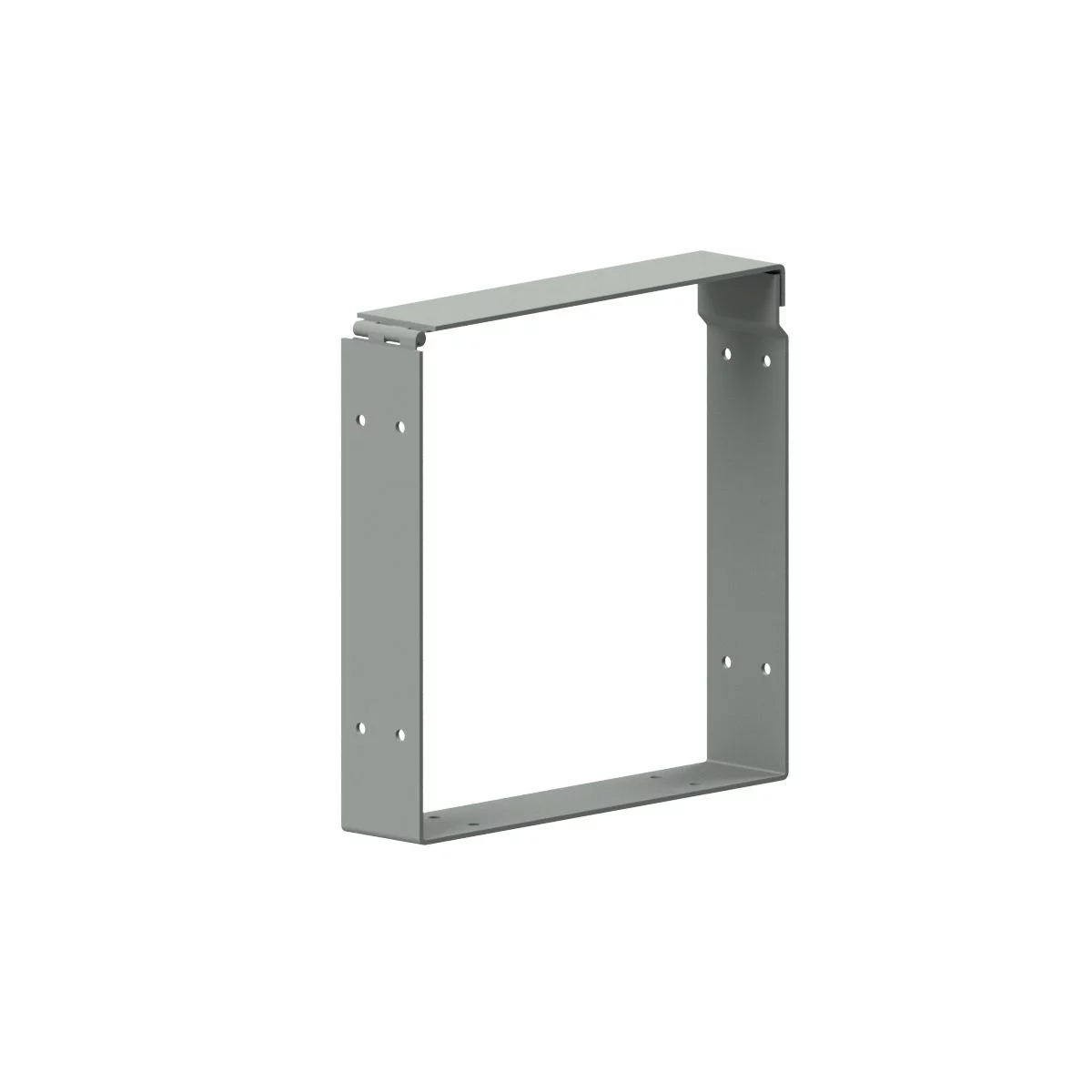 C0202 - N1 Connector (Hinged-Cover/Screw-Cover Wireway) 2X2 Carbon Steel - Gray