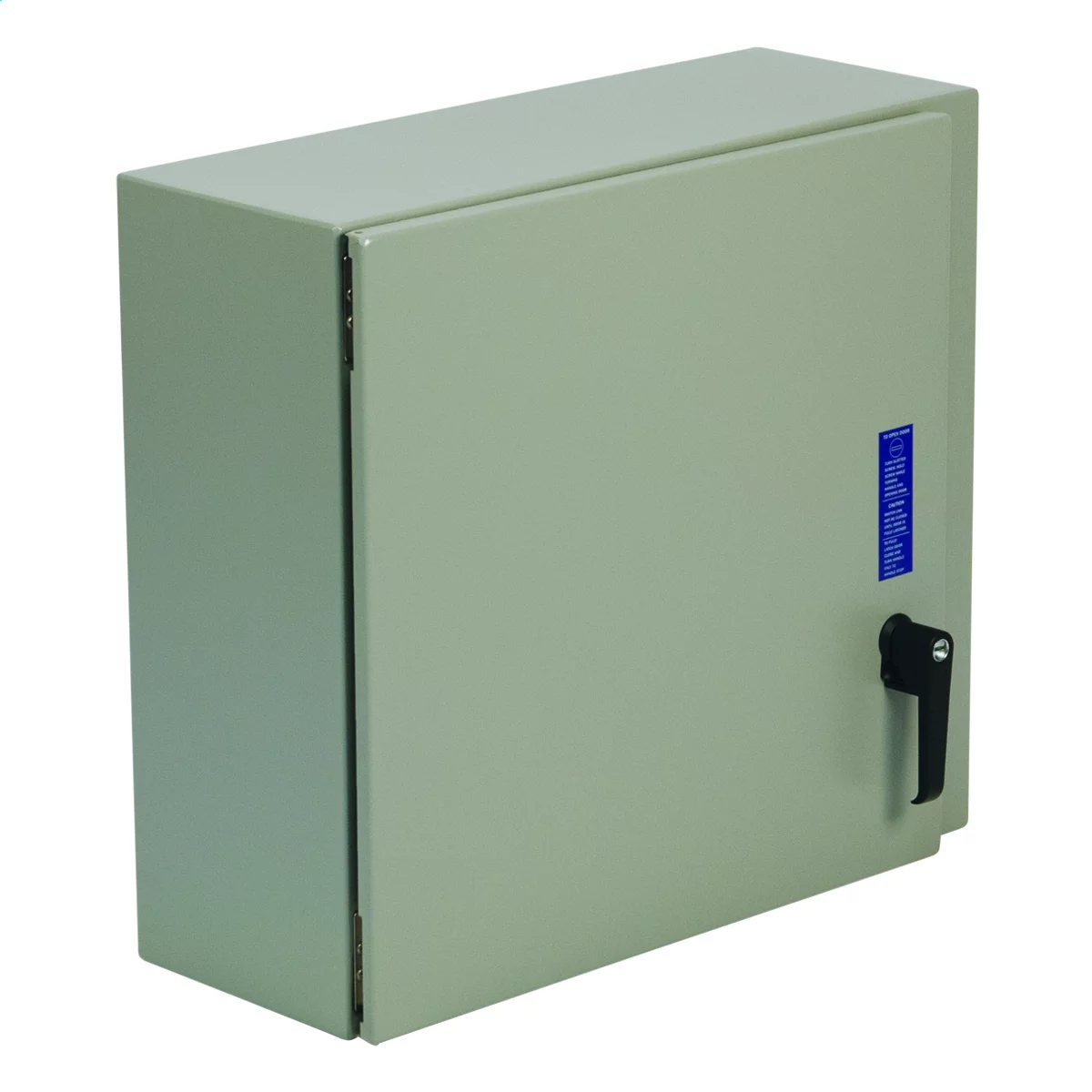 N412603812CD - N412 Single Door Flanged Disconnect Ultimate 60X38X12 Carbon Steel - Gray