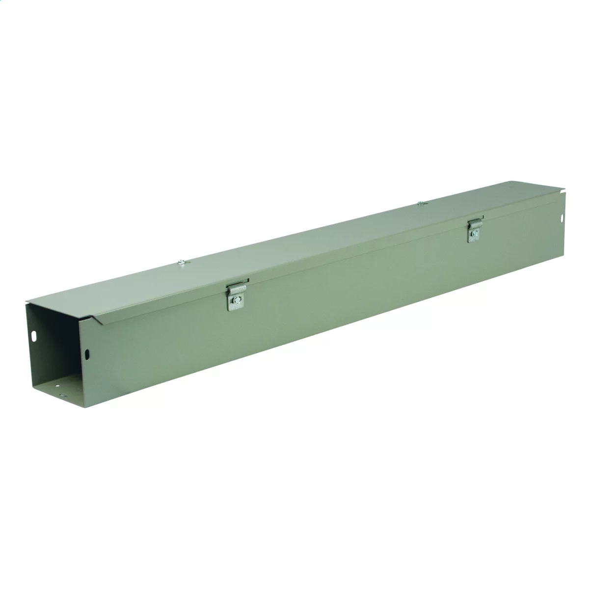 HS101010NK - NEMA 1 Hinged Wireway - No Knockouts 10X10X120 Carbon Steel - Gray