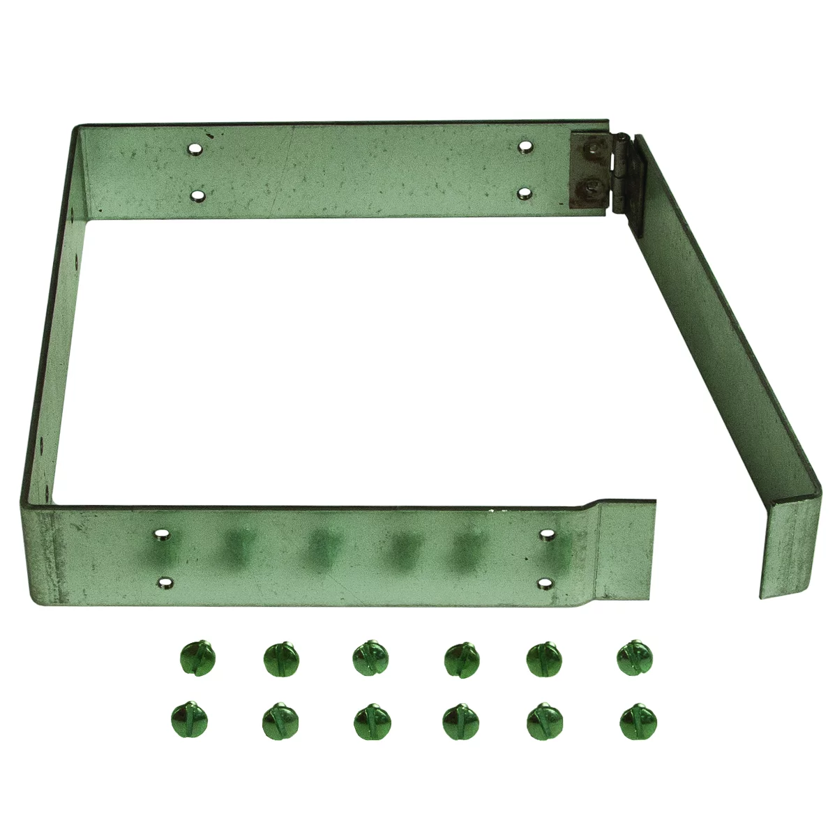C0202G - N1 Connector (Hinged-Cover/Screw-Cover Wireway) 2X2 Carbon Steel - Galvanized
