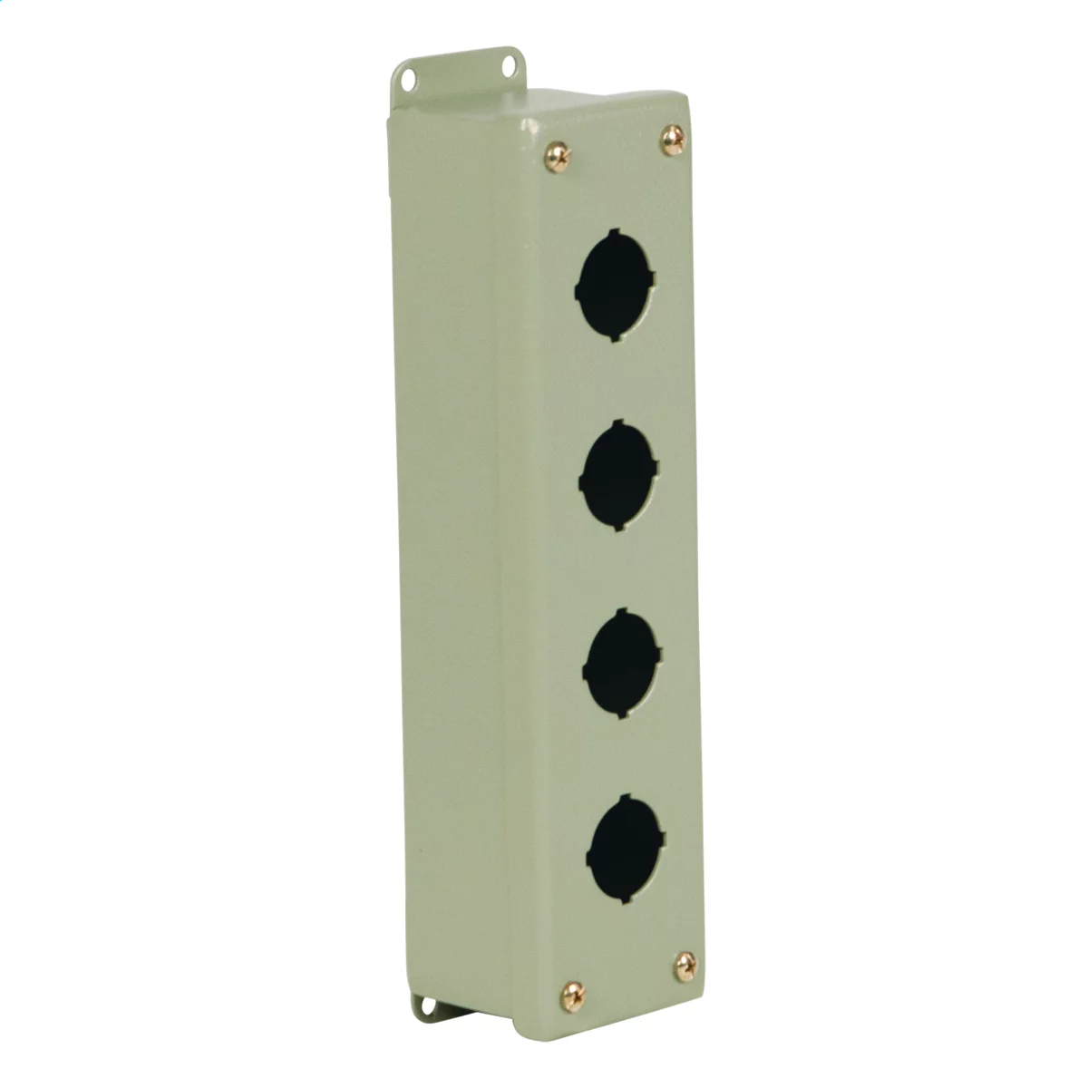 PSL3 - N12 30.5 MM 3 Pushbutton Slim Enclosure 8.5X2.5X2.5 Carbon Steel - Gray PSL3 - N12 30.5 MM 3 Pushbutton Slim Enclosure 8.5X2.5X2.5 Carbon Steel - Gray