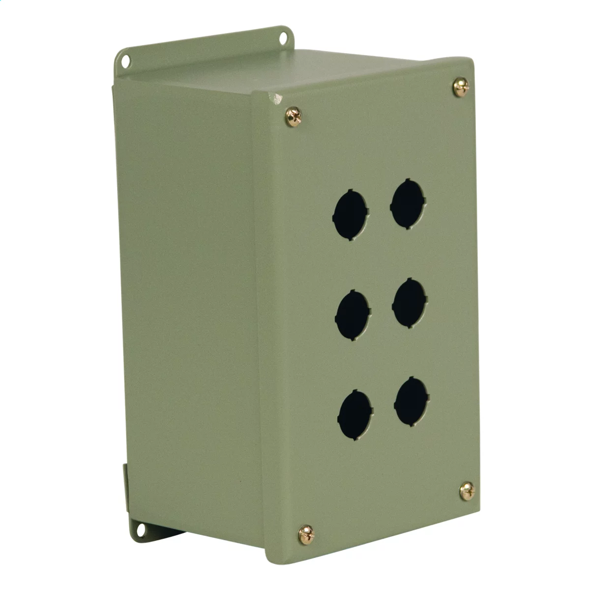 PBGX9 - N12 22.5 MM 9 Pushbutton Enclosure 8.5X6.5X4.2 Carbon Steel - Gray PBGX9 - N12 22.5 MM 9 Pushbutton Enclosure 8.5X6.5X4.2 Carbon Steel - Gray